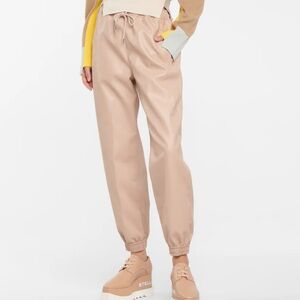 Stella McCartney Kira Faux Leather Joggers